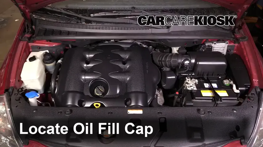 2009 Kia Sedona LX 3.8L V6 Oil Add Oil